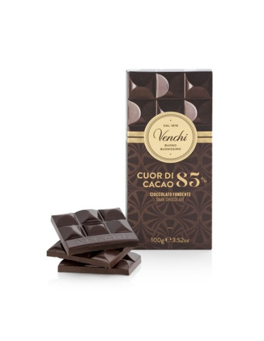 Venchi Tavoletta Astucciata al Cioccolato Fondente 85%