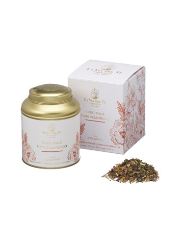 Tisana curcuma e fiori di sambuco di La Via del Tè