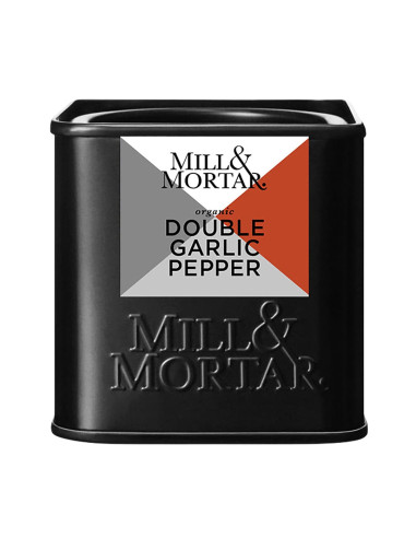 Mill & Mortar Miscela Aglio, Aglio Nero, Pepe e Peperoncino BIO