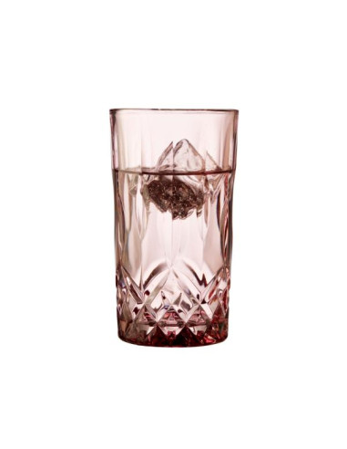 Lyngby Glas - Set di Bicchieri Highball Rosa