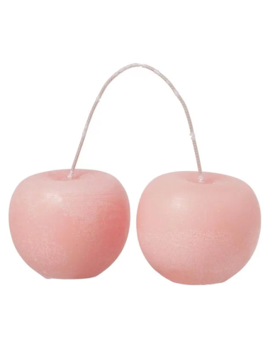 Broste - Candela a forma di Ciliegia Rosa Pastello