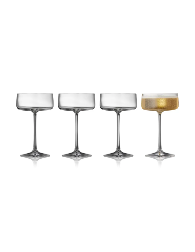 Lyngby Glas - Set di Coppe da Champagne 4pz