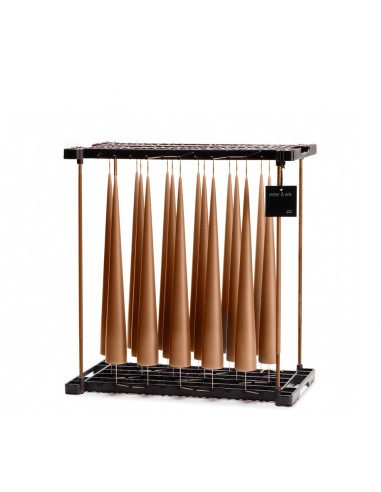 Ester & Erik - Candela Conica 37cm Raw Toffee 1pz