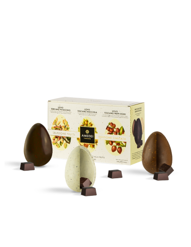 Amedei - Selezione 3 Uova di Cioccolato I Frutti