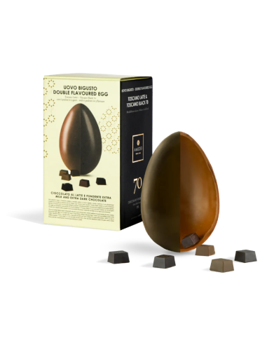 Amedei - Uovo Toscano Bigusto Fondente e Latte 450g